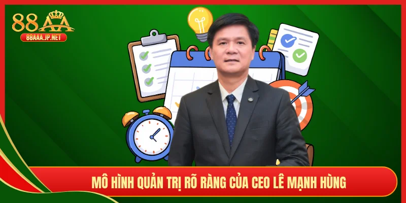 Mô hình quản trị rõ ràng của CEO Lê Mạnh Hùng