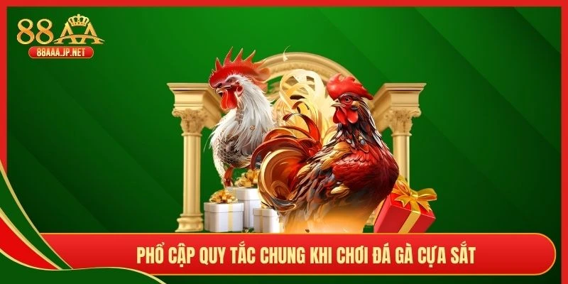 Phổ cập quy tắc chung khi chơi đá gà cựa sắt